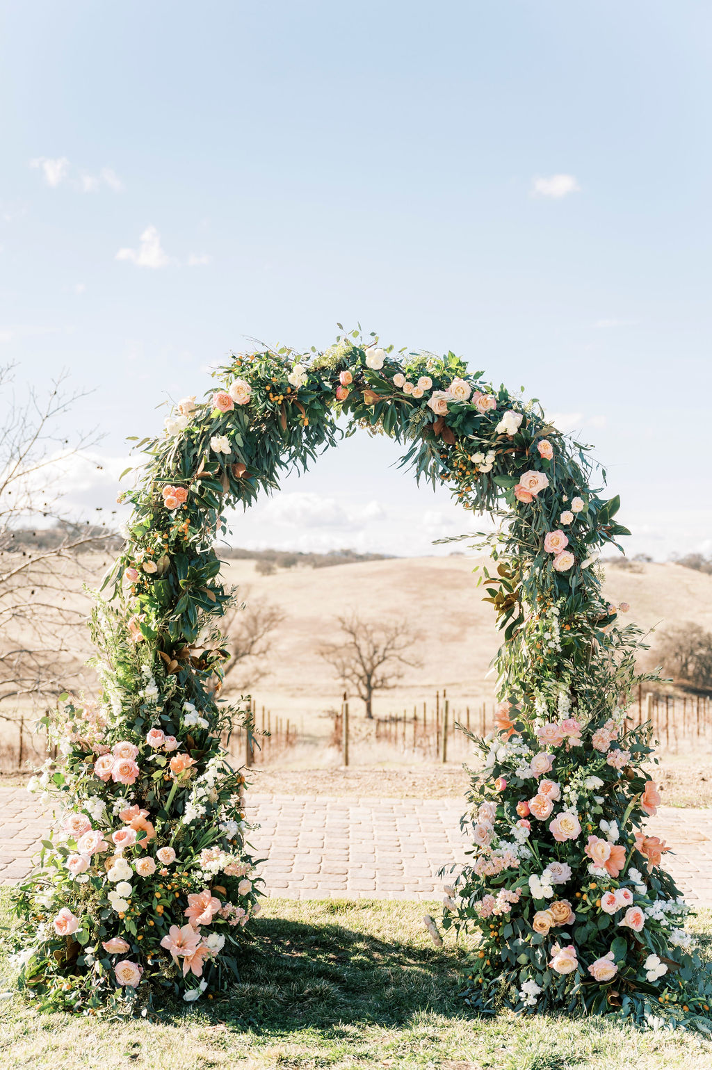 Ceremony, alter, flowers, arch