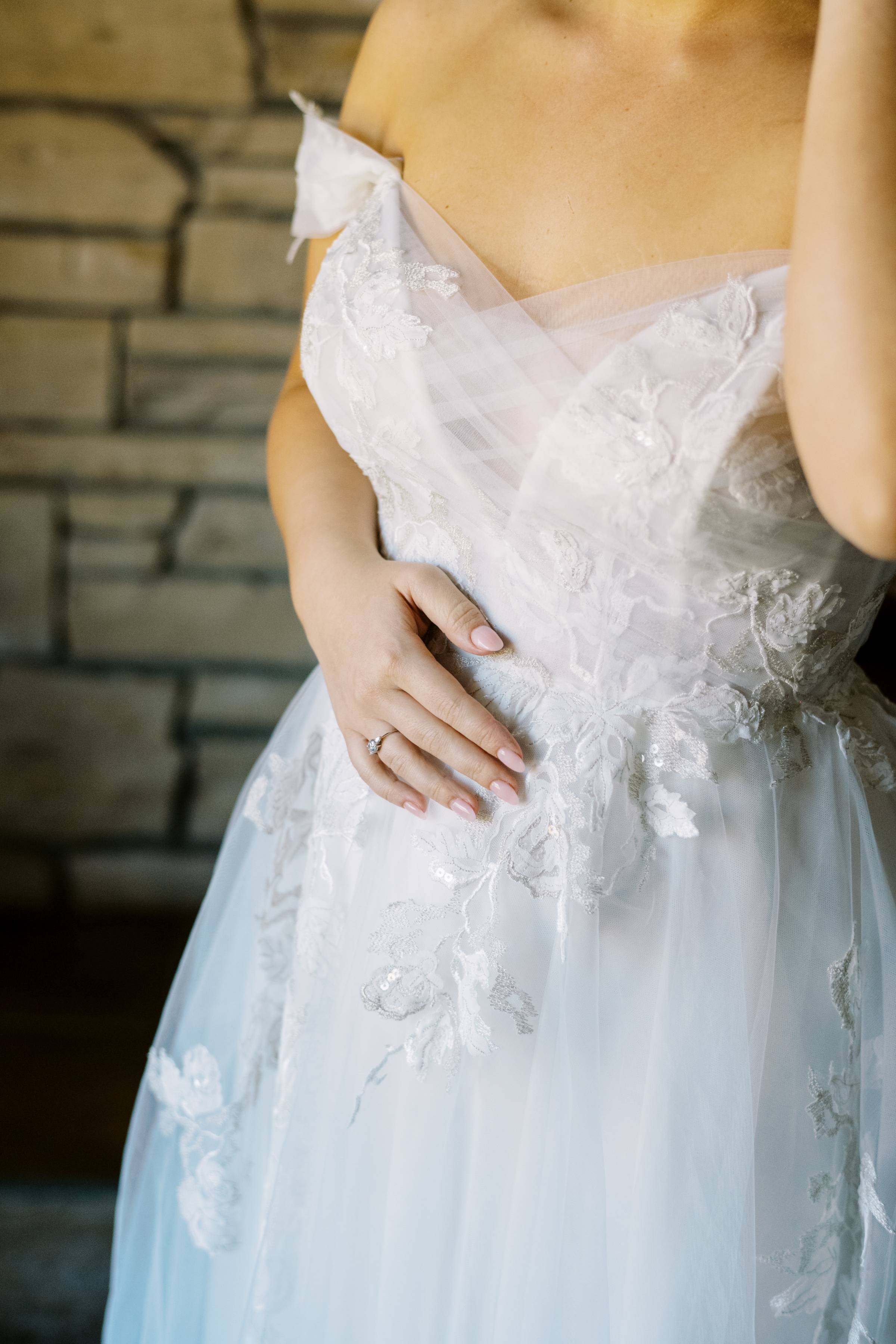 bride, dress, ring