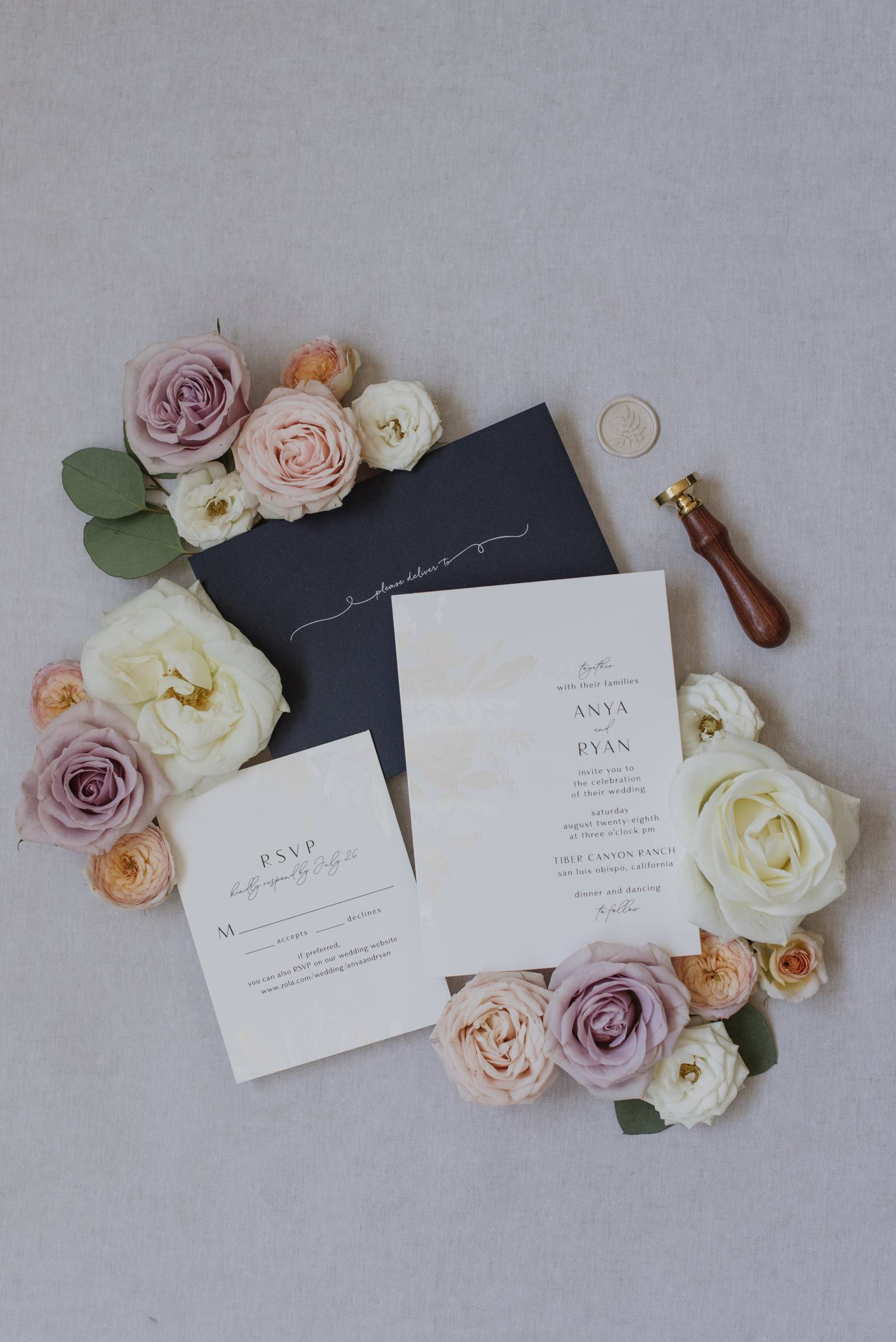 paper, flowers, invitations, save the date, RSVP