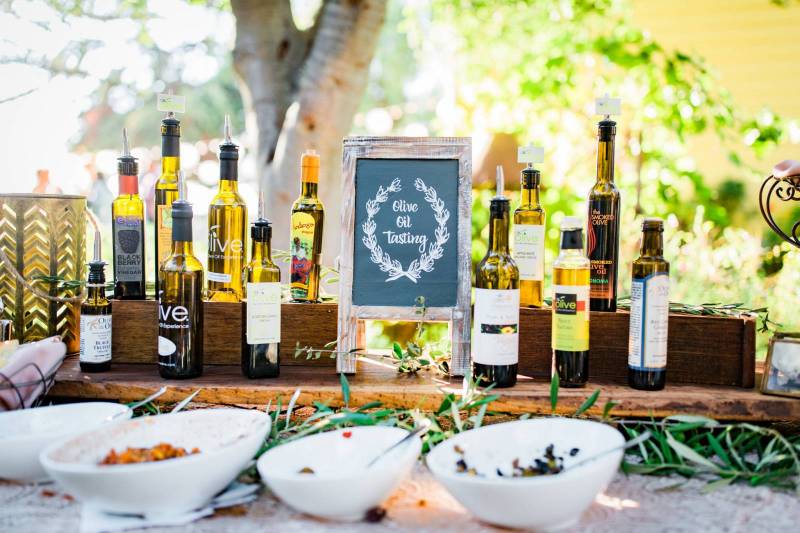 olive oil tasting
