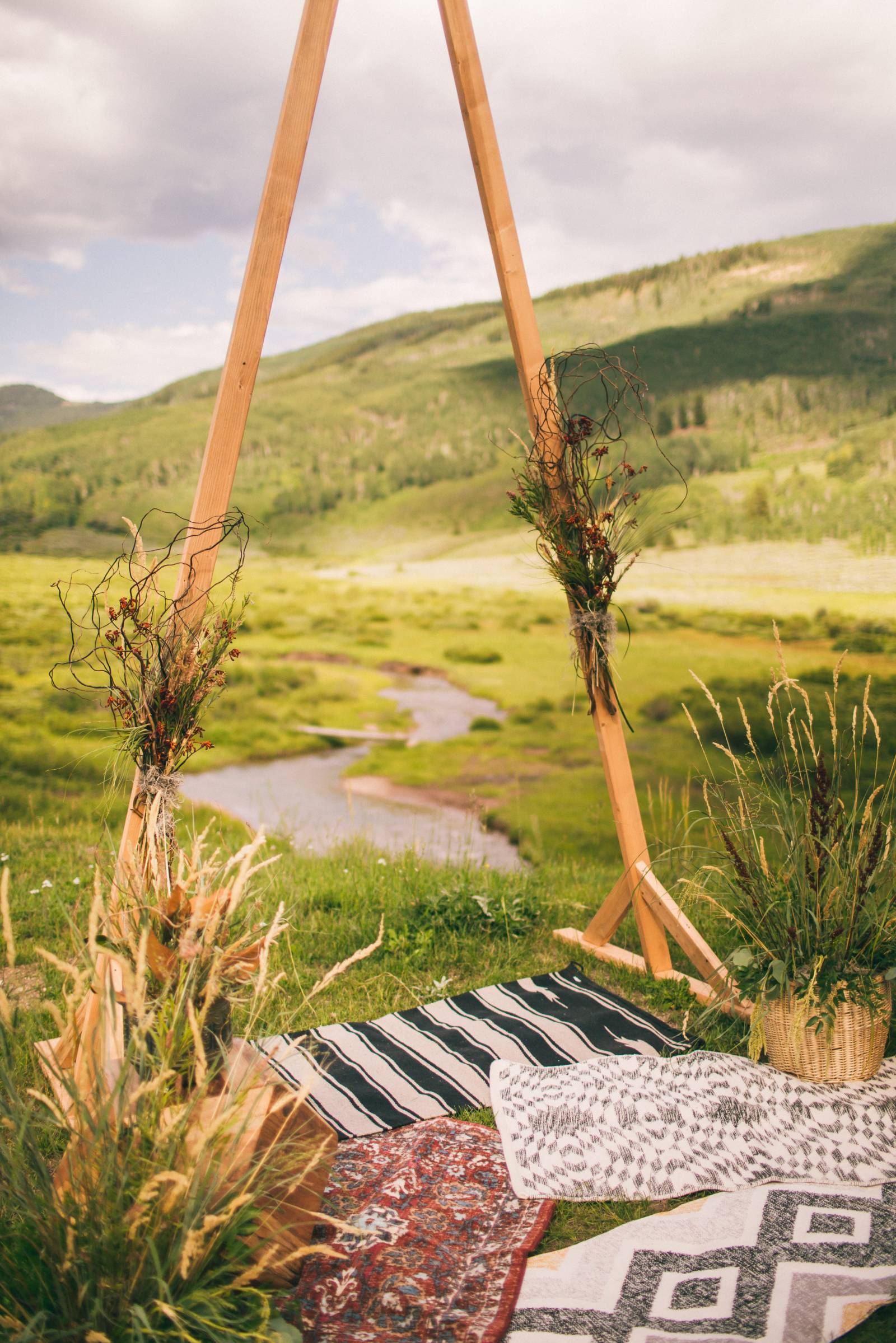 Southwest Wedding  at Cement Creek Ranch Crested Butte 