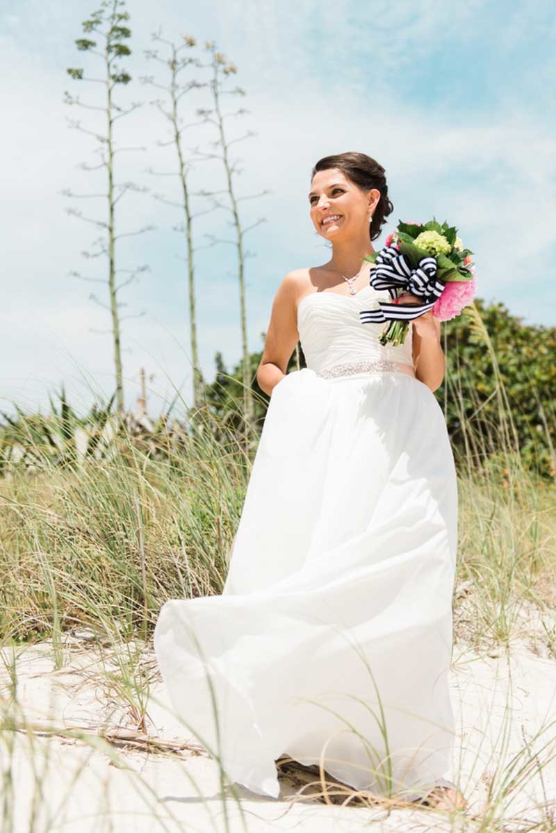 Beach Wedding At The Pelican Beach Clubhouse