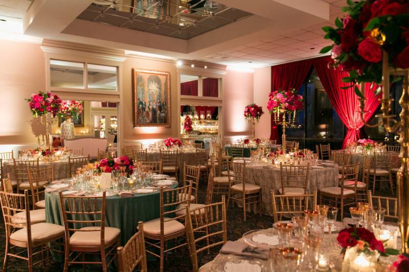 Ballroom wedding reception space