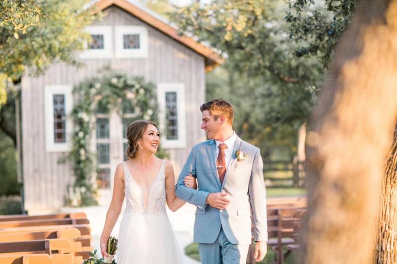 Bride and groom portrait