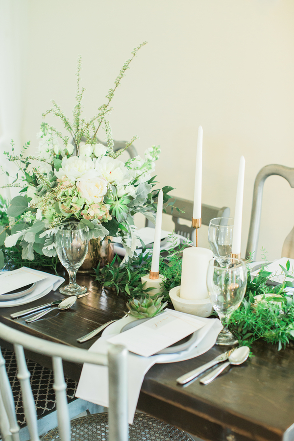 Beautiful wedding reception table