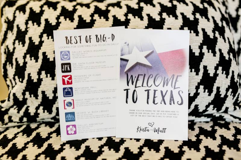 Welcome Itinerary - Dallas