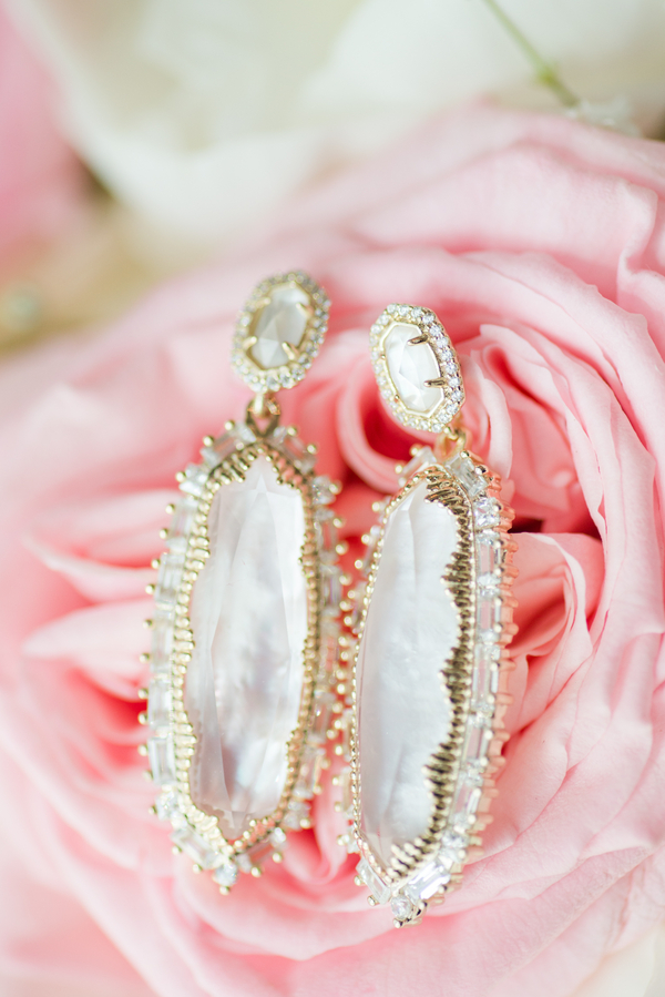 Kendra Scott bridal earrings