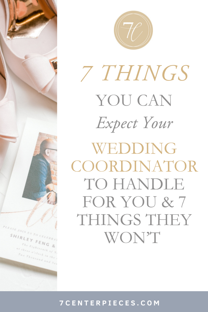 7 Things You Can Expect Your Wedding Coordinator to Handle For You & 7 Things They Won't