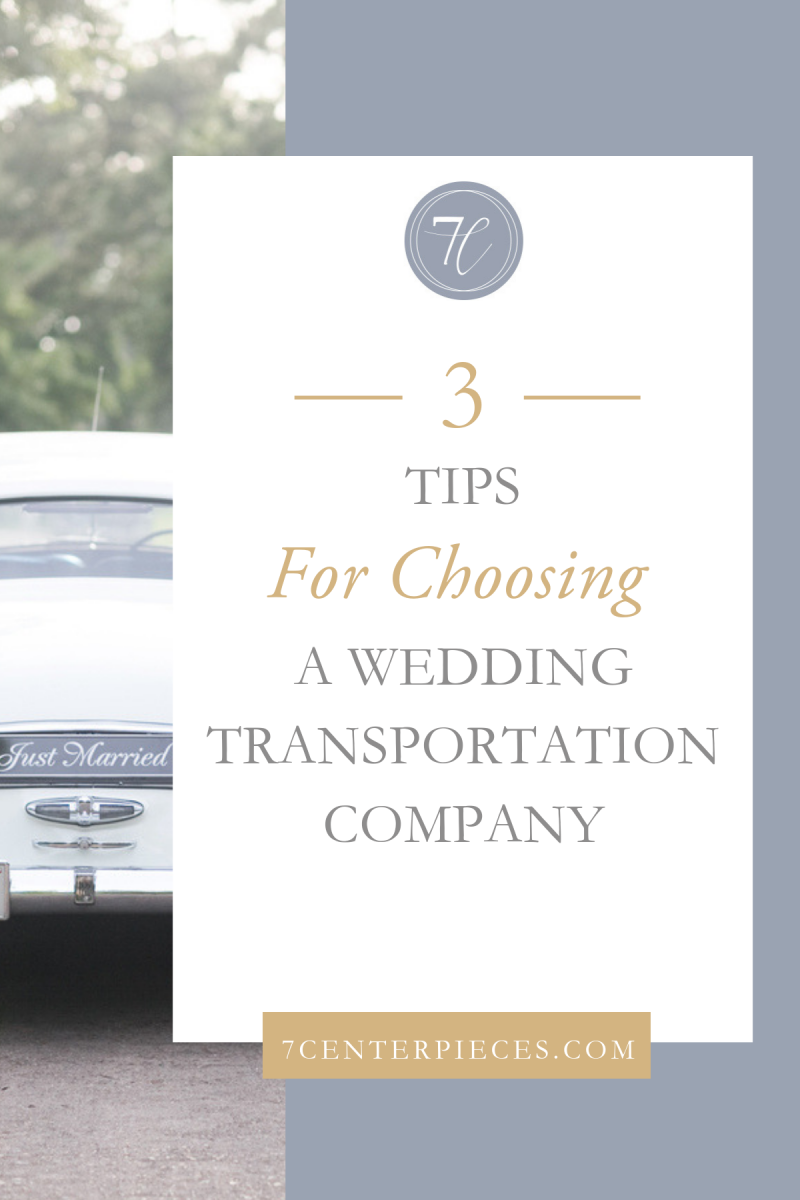 3 Tips for Choosing a Wedding Transportation Company