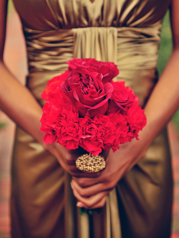 Red Wedding Bouquet