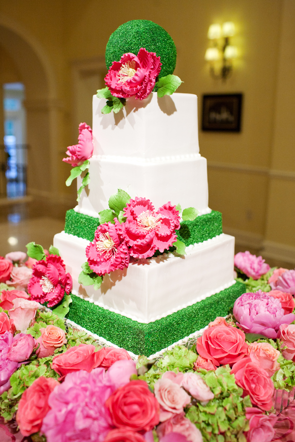 Multi-Tier White Wedding Cake