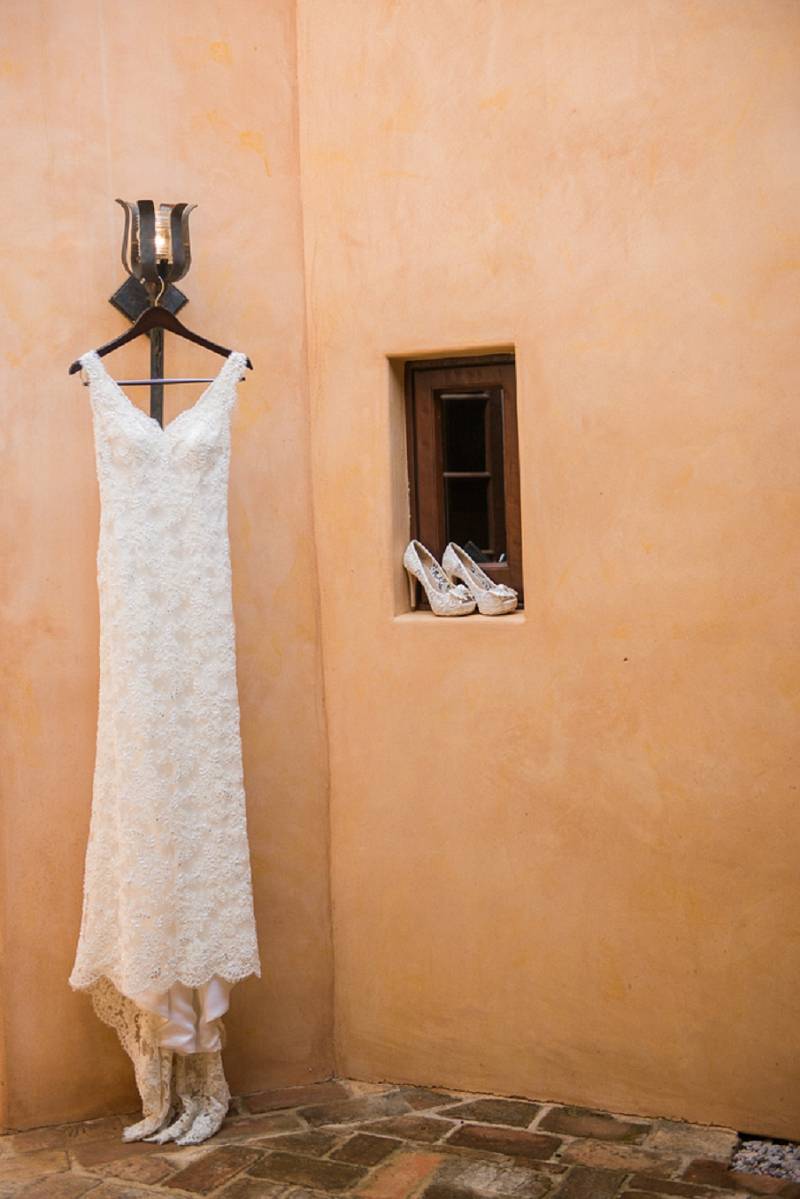 Wedding Dress and Shoes