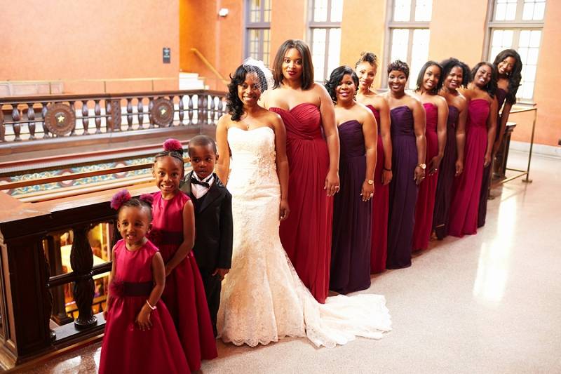 Bridesmaid and Flower Girls