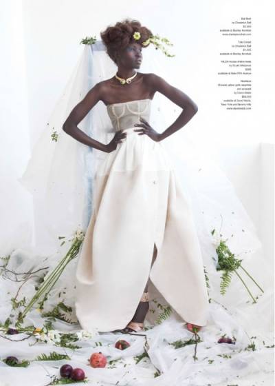 Alek Wek Goes Bridal - Blackbride.com