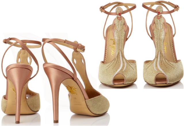 head over heels gold shoes