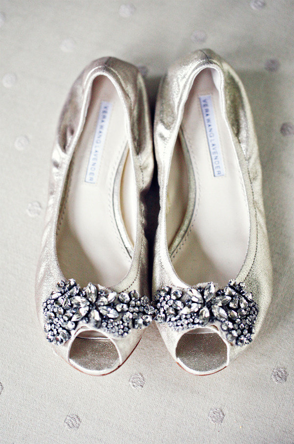 open toe flat wedding shoes