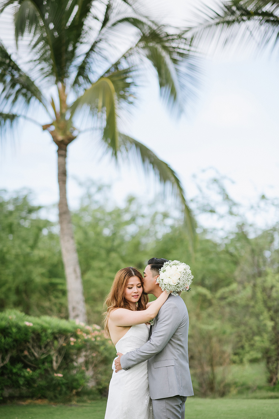 A Intimate Hawaiian Lei Ceremony Maui Wedding 052416 25