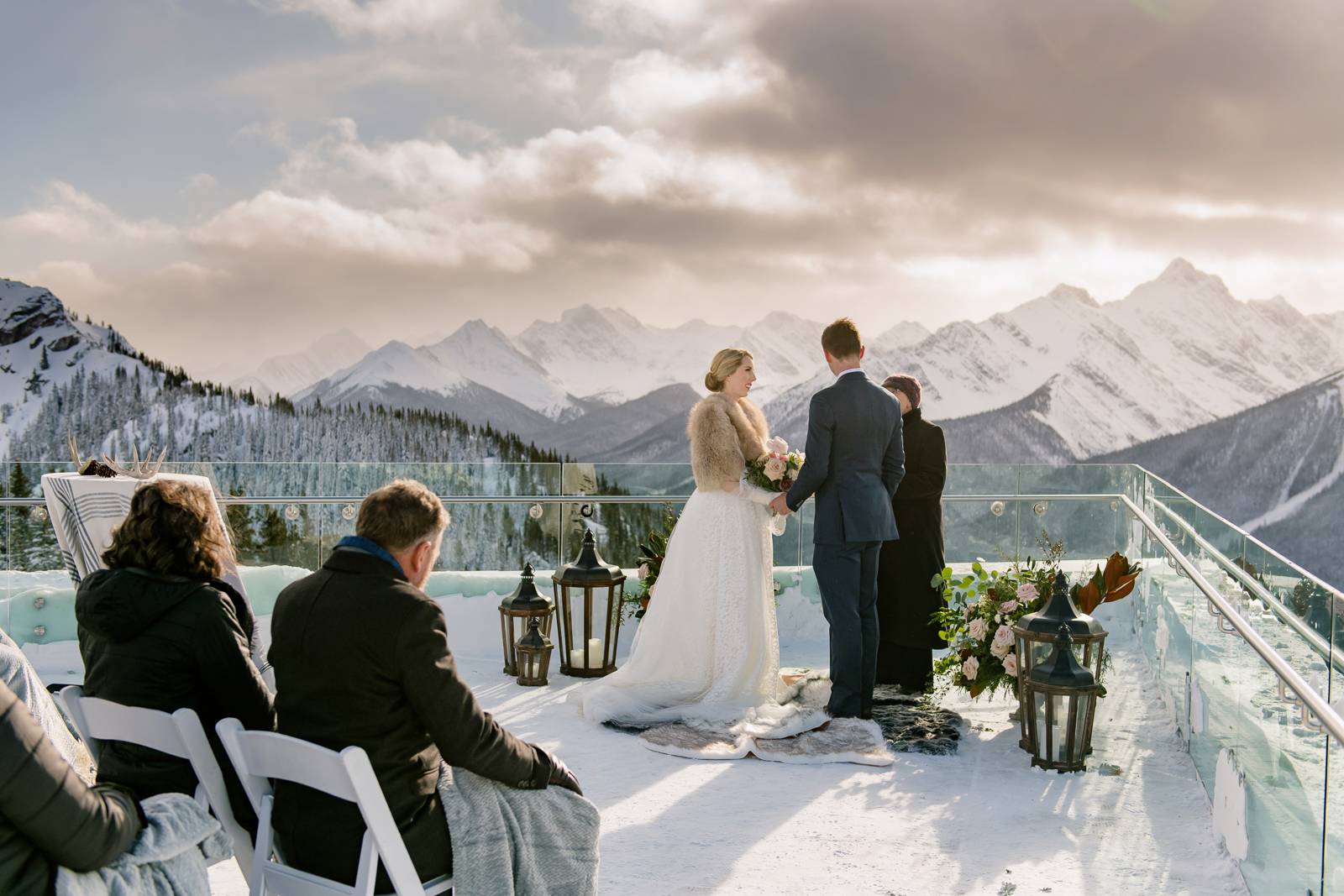 Banff Gondola Wedding Sky Bistro Wedding Banff