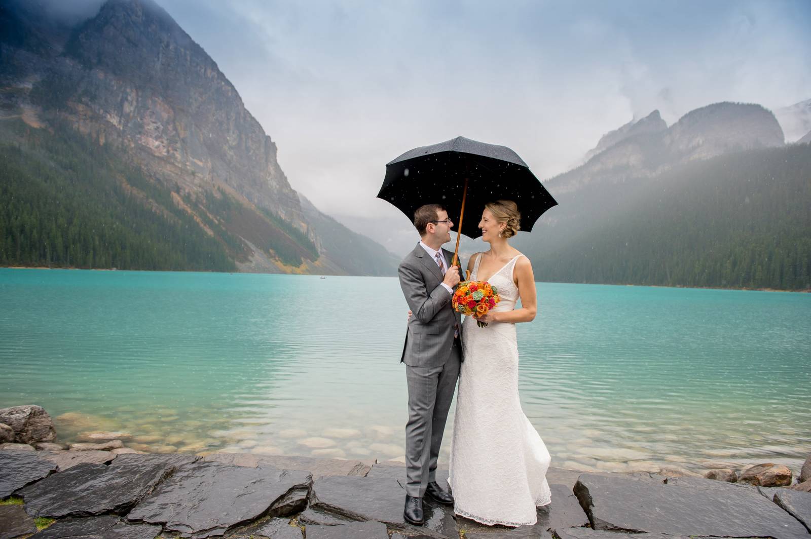Chateau Lake Louise Wedding Jaime &amp; Andrew Lake Louise
