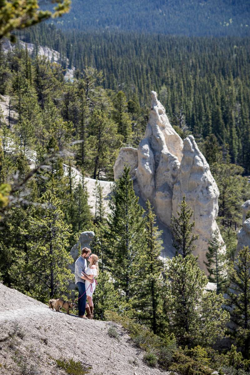 Banff engagement session, mountain engagement session, summer engagement session, engagement session