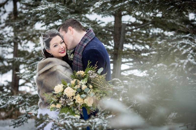 Banff wedding photography, wedding couple, bride and groom, mountain wedding