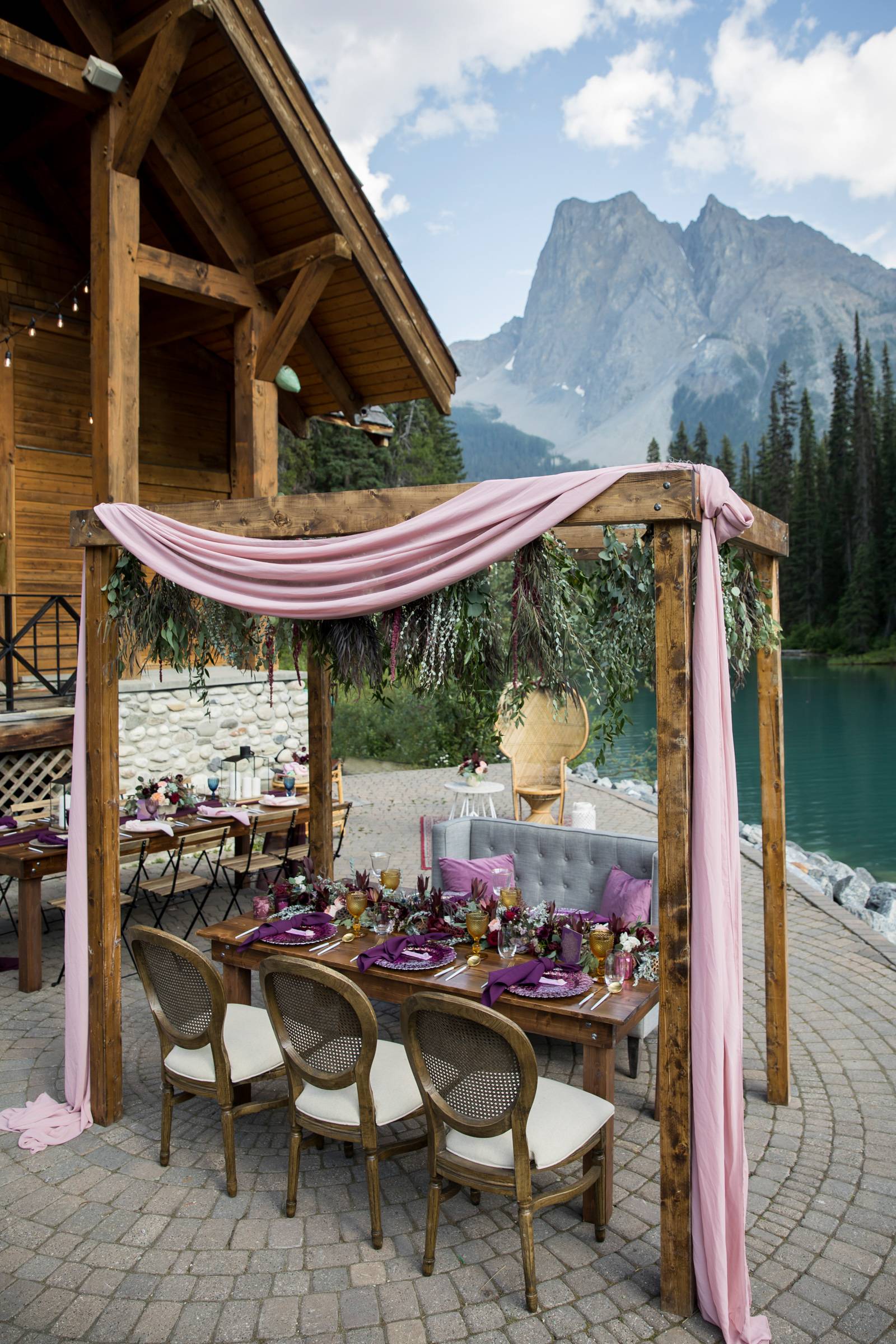 Emerald Lake Lodge Wedding, Mountain Wedding, Summer Mountain Wedding, Banff Wedding Photographer, W