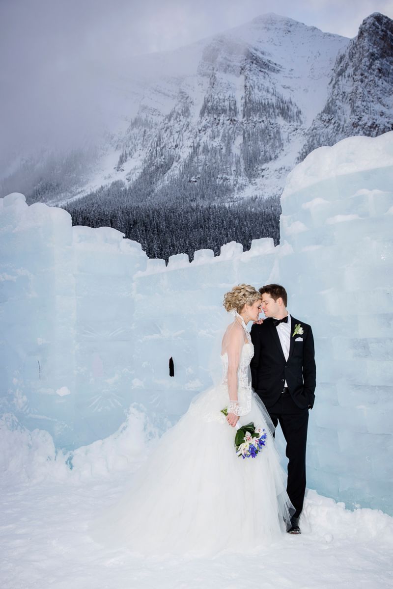 Lake Louise Winter Wedding Ice Castle