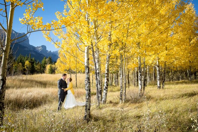 Canmore Fall Wedding, Canmore Wedding Photographer