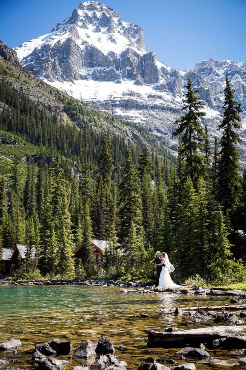 Lake O'Hara Wedding, Banff Wedding Photographer, Mountain Wedding