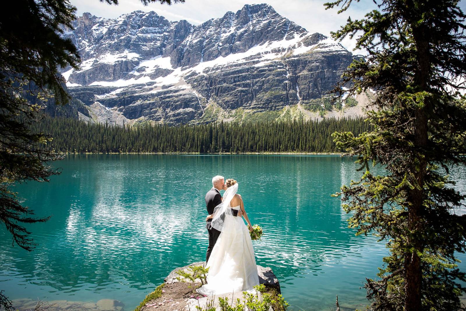 Lake O'Hara Wedding, Banff Wedding Photographer, Mountain Wedding