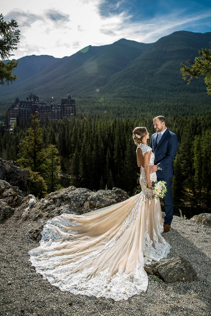 Banff Wedding Photographer, Surprise Corner, Banff Springs Hotel Wedding