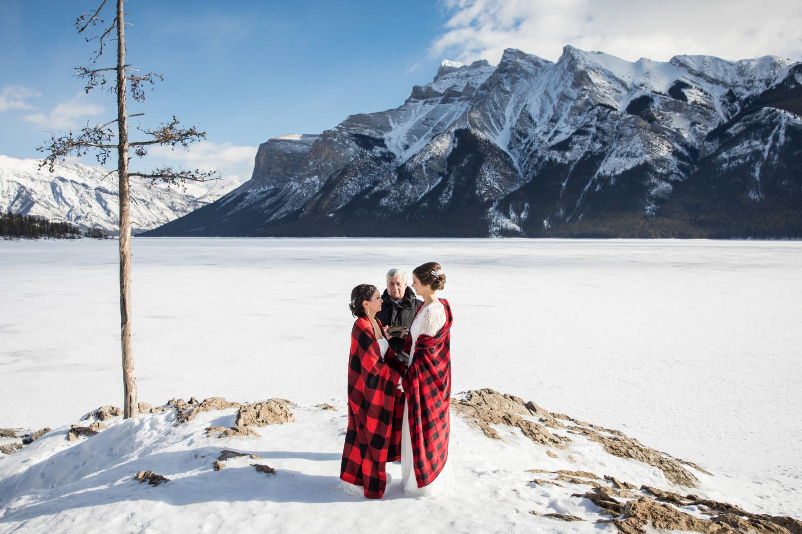 Banff Same Sex Wedding, Banff LGBTQ Wedding, Banff elopement photographer, Mountain Elopement, Same 