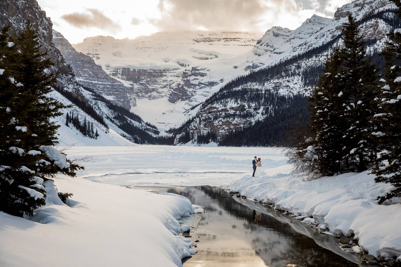 Lake Louise Elopement, Lake Louise Ceremony, Lake Louise Wedding Photographer, Lake Louise Elopement