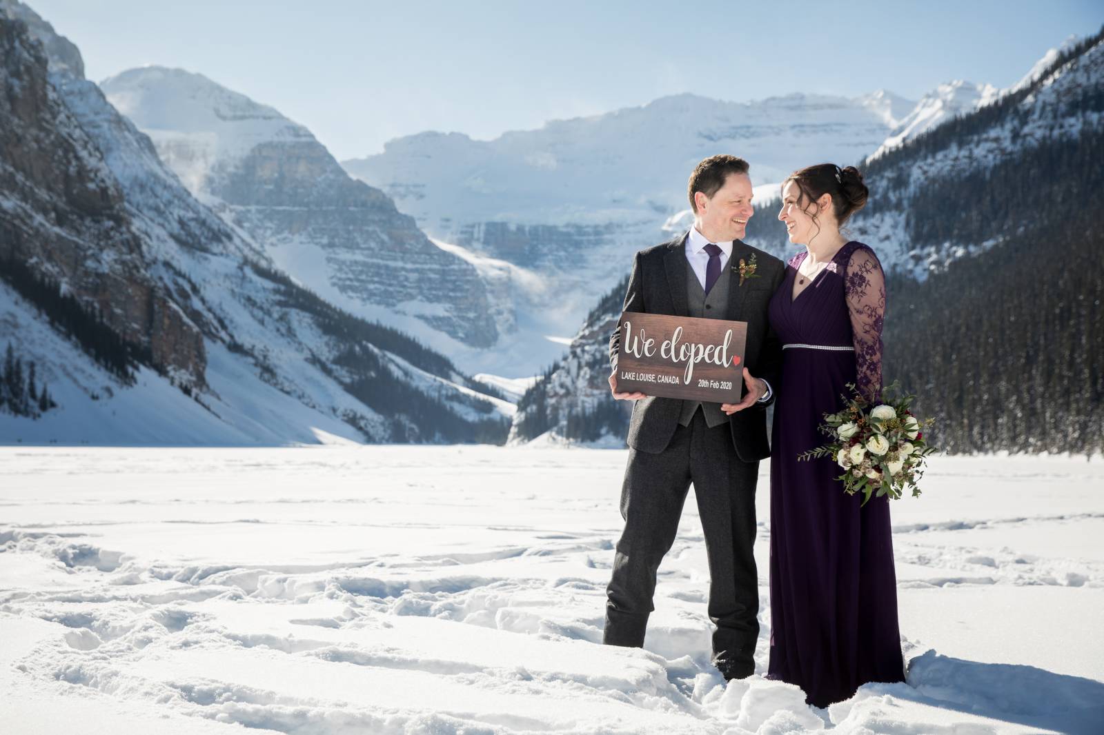 Lake Louise Elopement, Lake Louise Ceremony, Lake Louise Wedding Photographer, Lake Louise Elopement