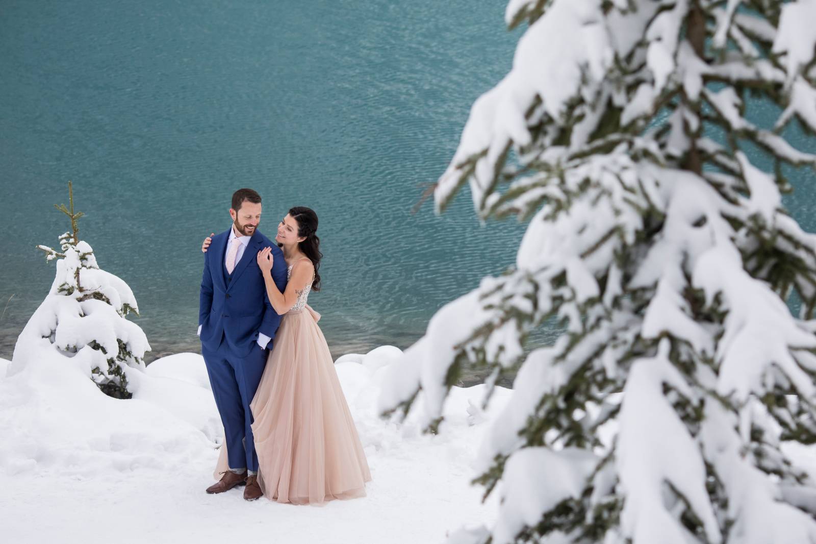 Lake Louise Elopement, Lake Louise Ceremony, Lake Louise Wedding Photographer, Lake Louise Elopement