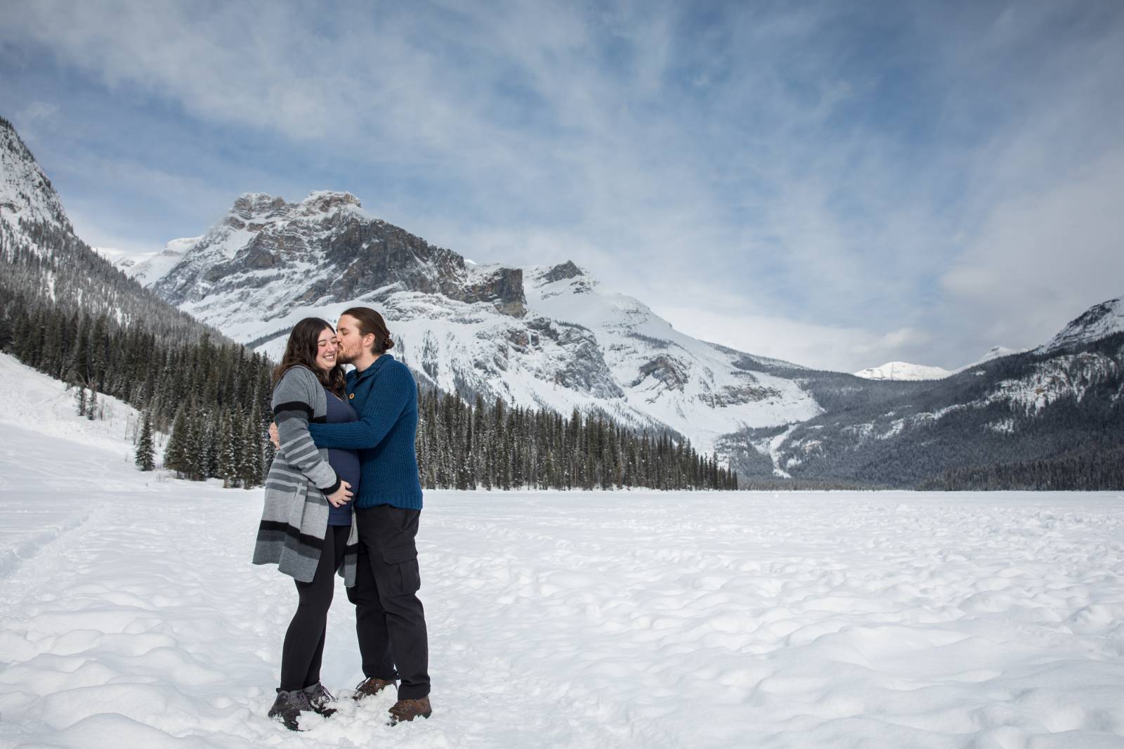 Emerald Lake Lodge Maternity Photo session, Emerald Lake Maternity Photographer, Banff Maternity Pho