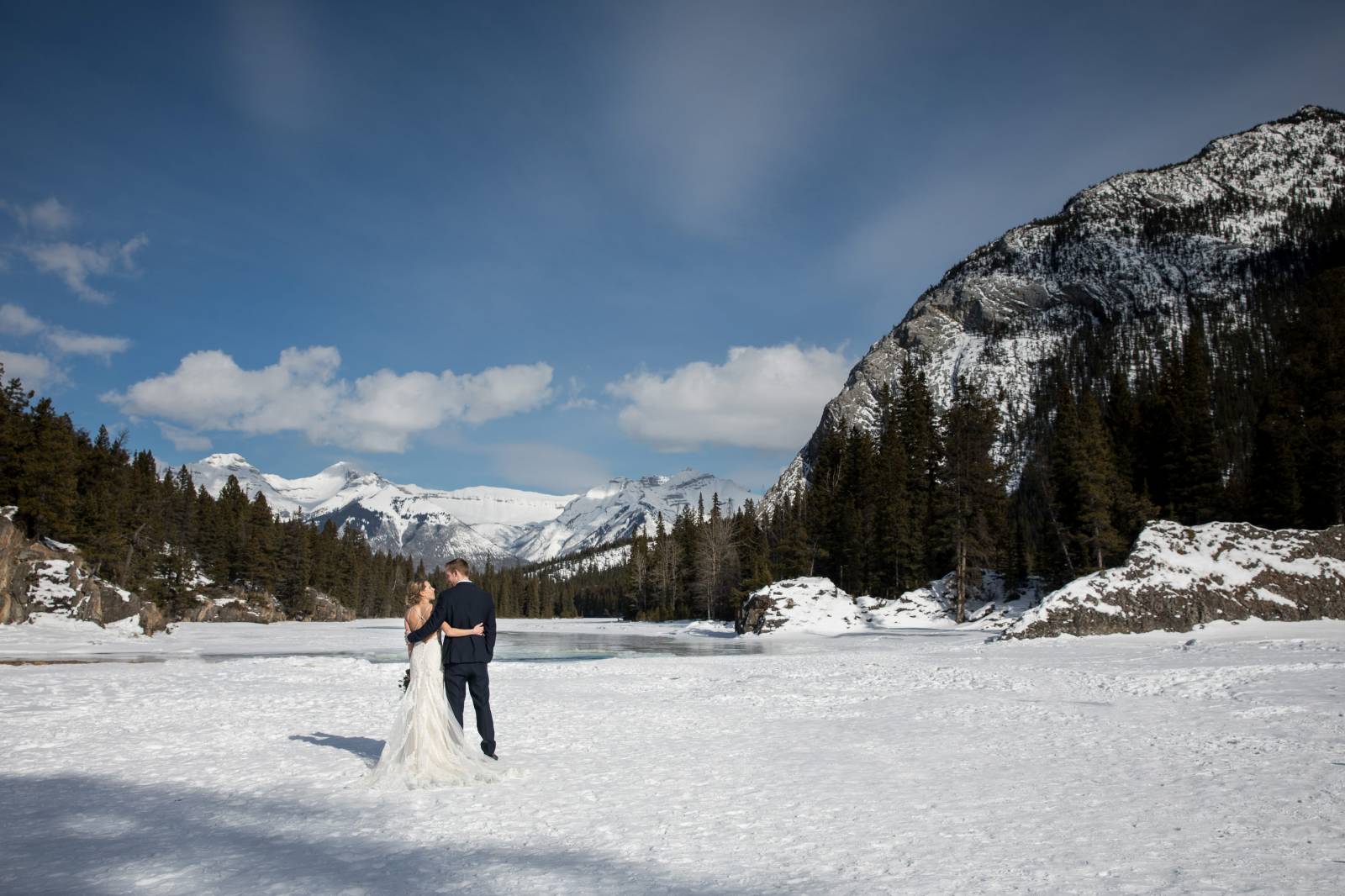 Banff Gondola Sky Bistro Wedding Ceremony, Outdoor wedding ceremony, mountaintop ceremony, banff wed