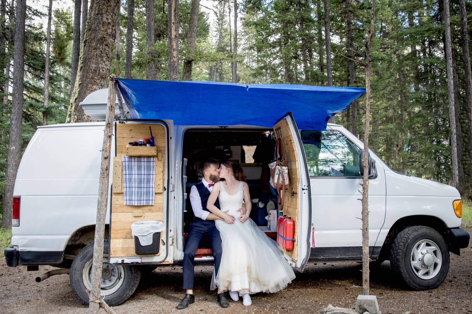 Eloping in Canmore, Eloping in the Canadian Rockies, Banff Elopement Photographer, Banff adventure E