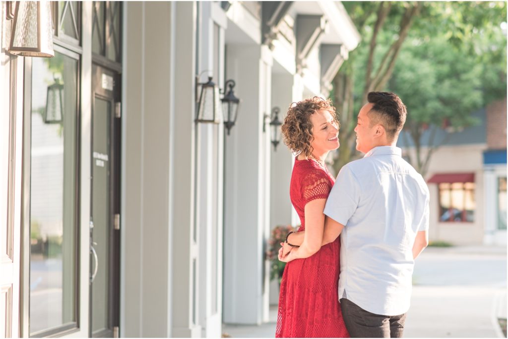 west clay park engagement stroll