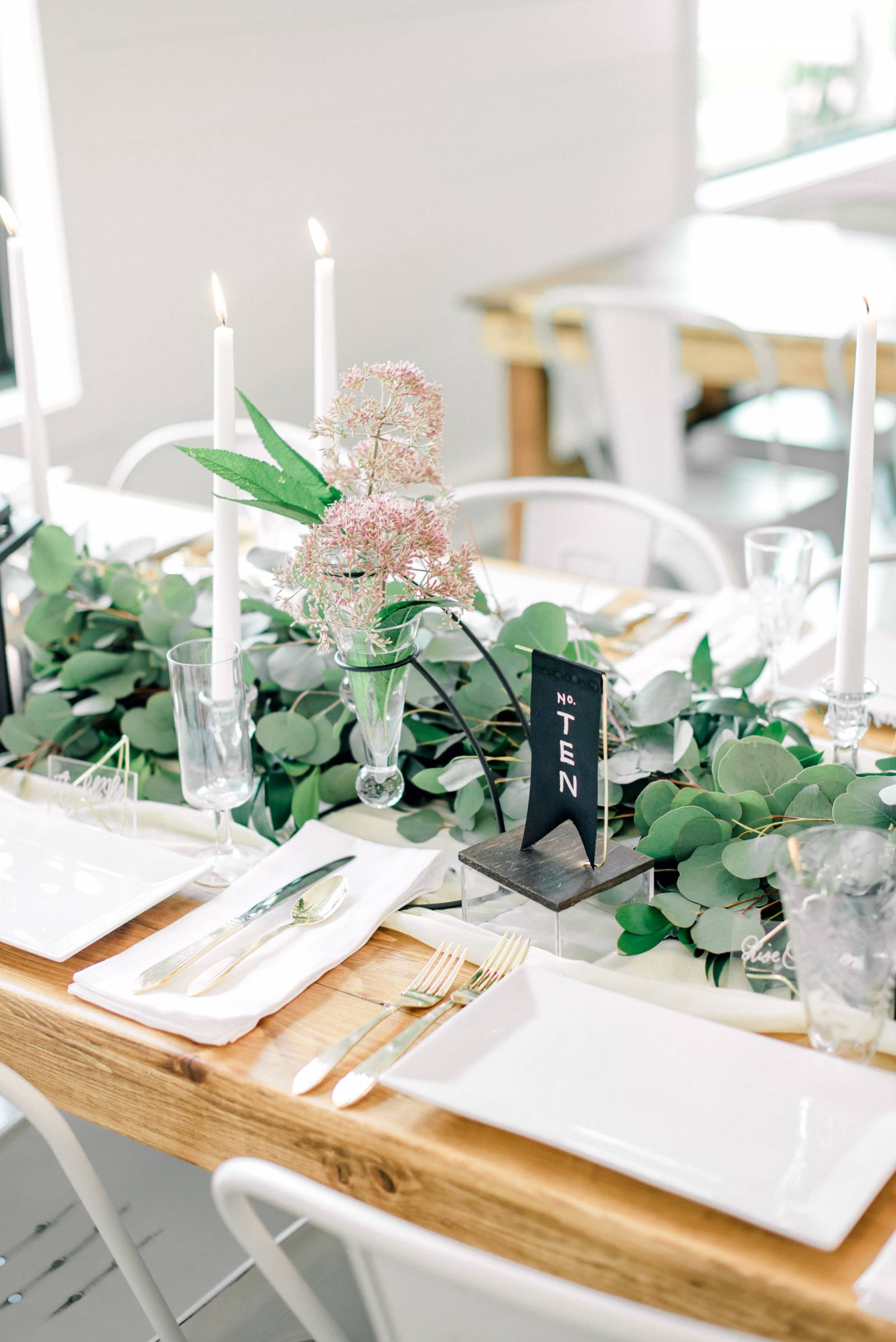 ribbon table numbers