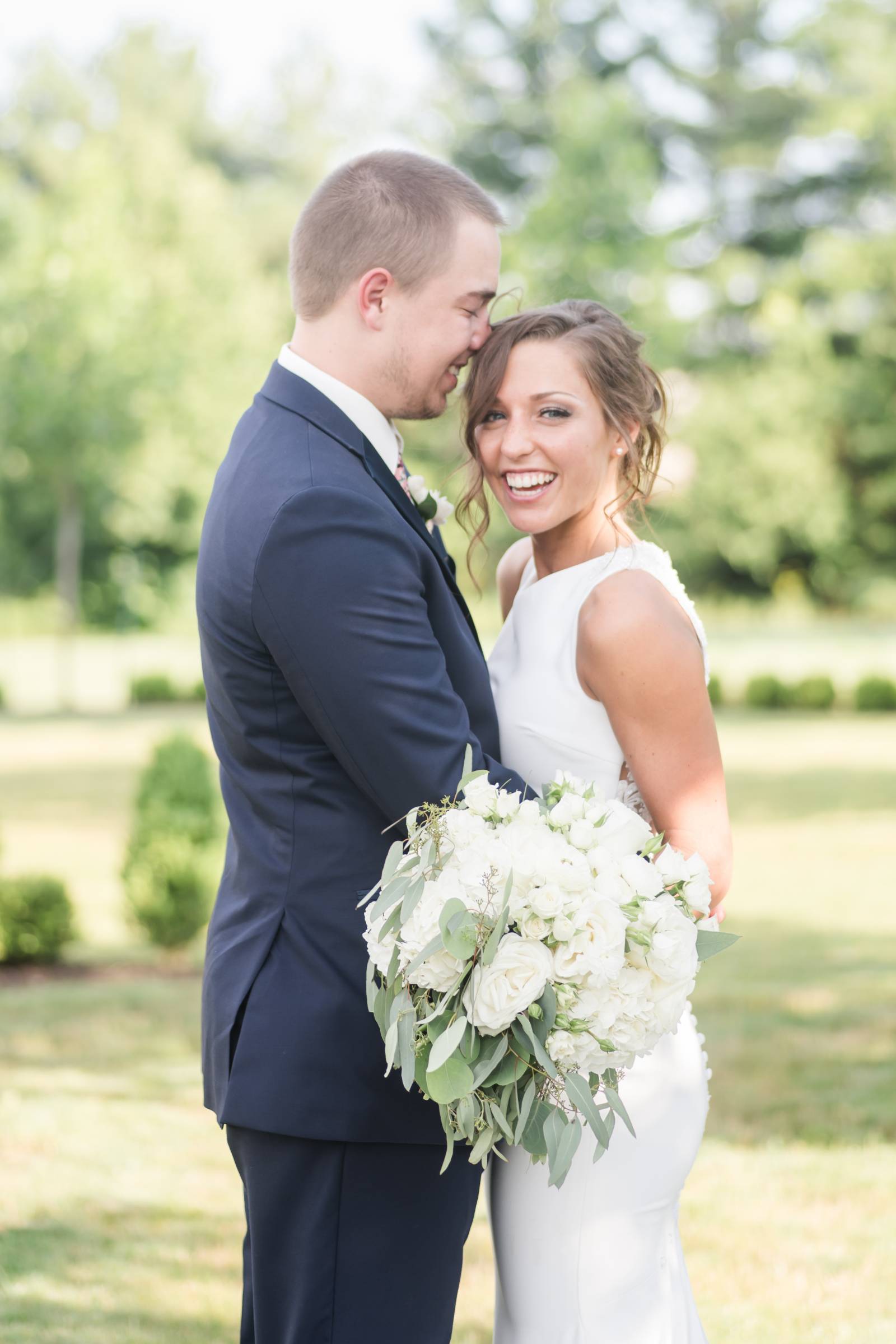 smiling bride