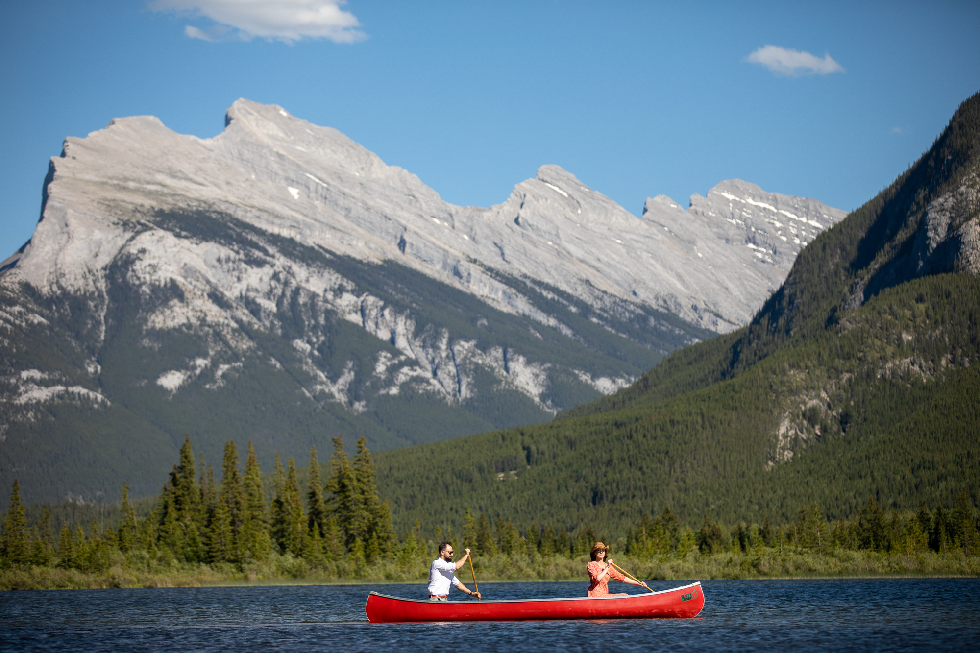 Banff Engagement Photographers, Canmore Engagement Photographers, Surprise proposal photographers, E