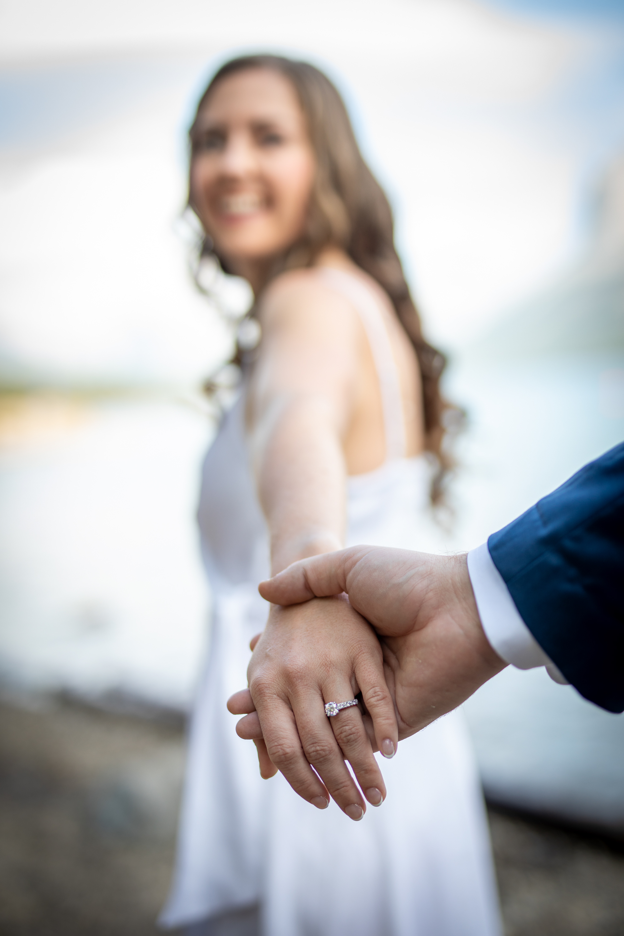 Banff Engagement Photographers, Canmore Engagement Photographers, Surprise proposal photographers, E