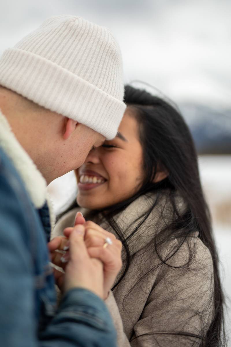 Banff surprise proposal photography, Banff Photographers, Elopement Photography, Banff wedding Photo